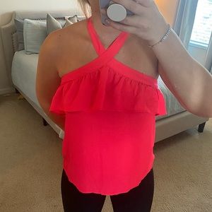 Hot Pink Halter - Banana Republic